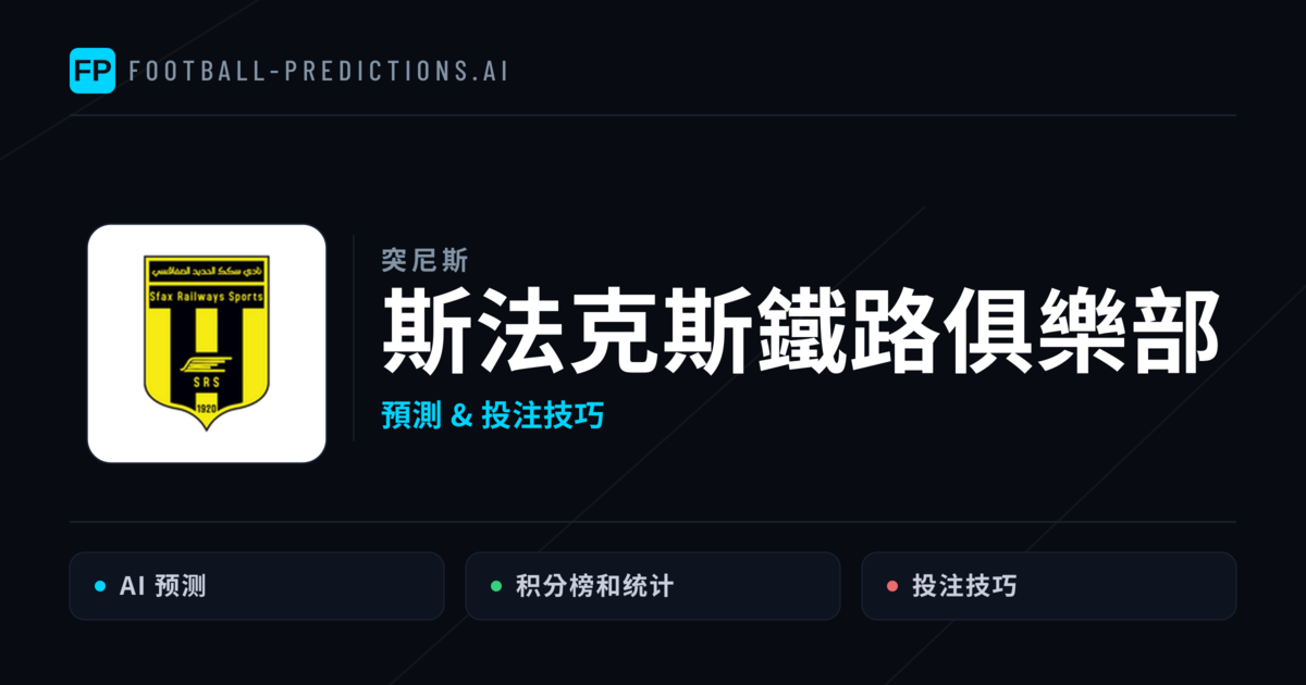 斯法克斯鐵路俱樂部 運彩分析|足球預測與數據