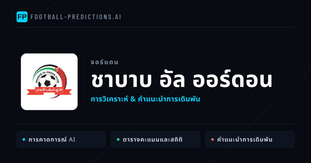 ชาบาบ อัล ออร์ดอน การวิเคราะห์และสถิติ