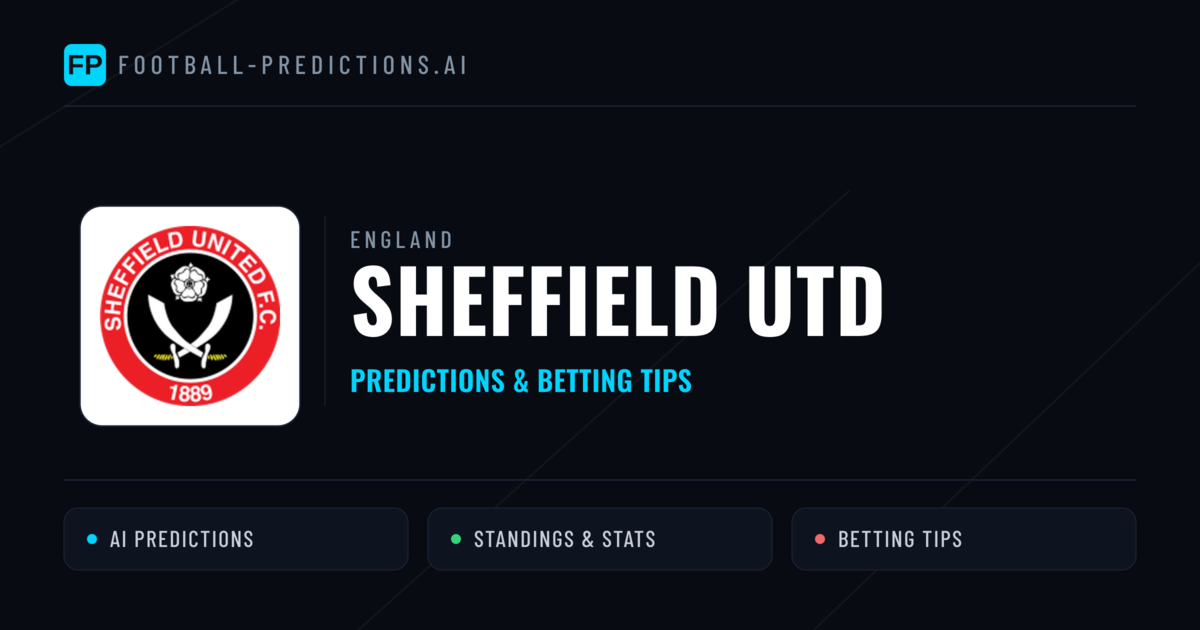 Sheffield Utd Predictions & Stats