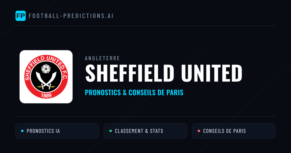 Sheffield United Pronostics & Statistiques