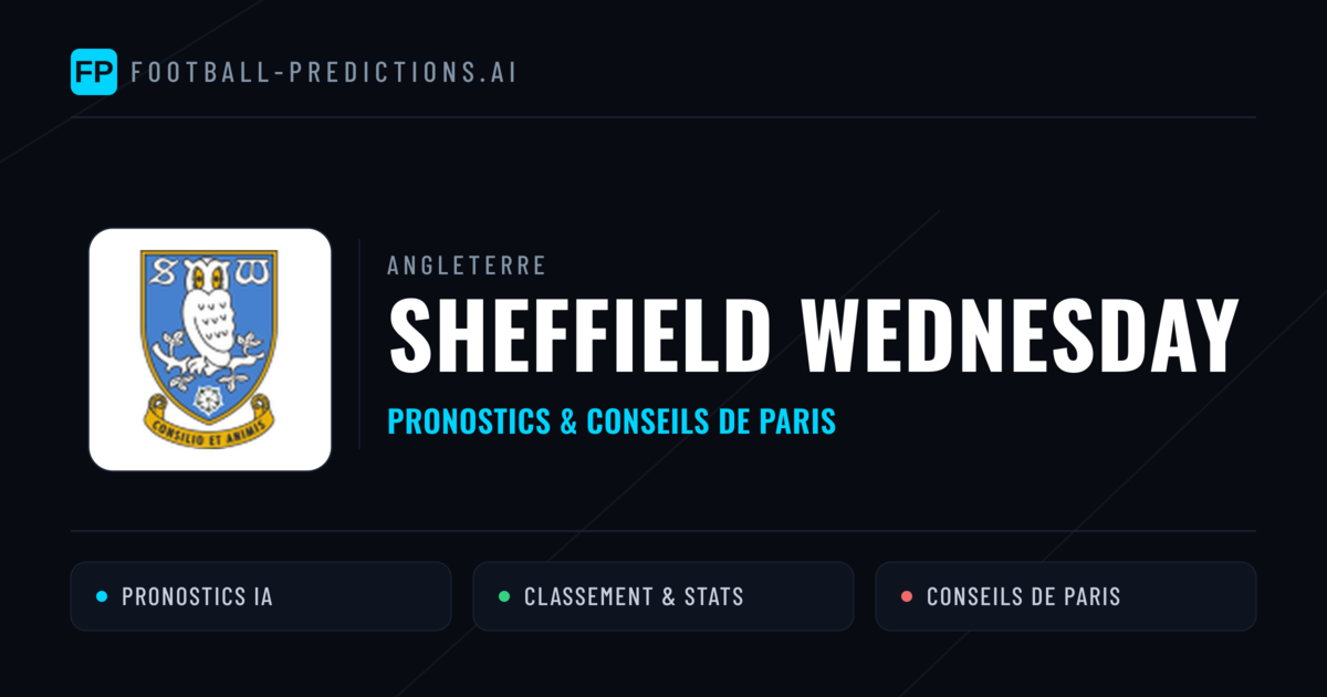 Sheffield Wednesday Pronostics & Statistiques