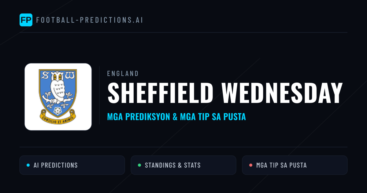 Sheffield Wednesday Predictions & Stats