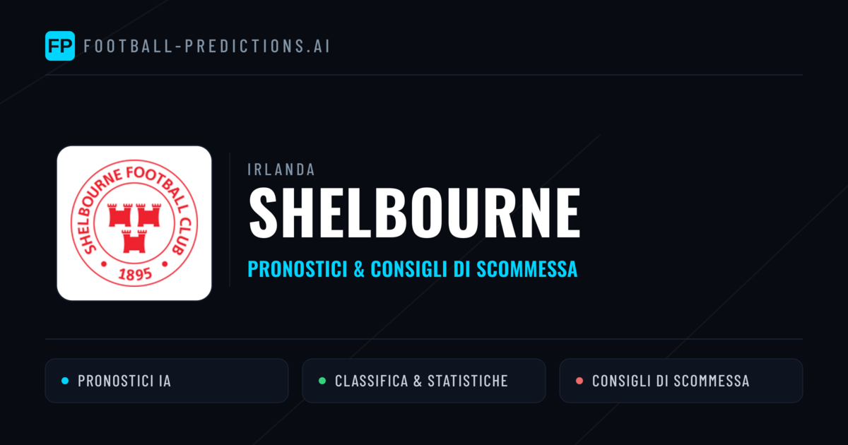 Pronostici e Statistiche Shelbourne