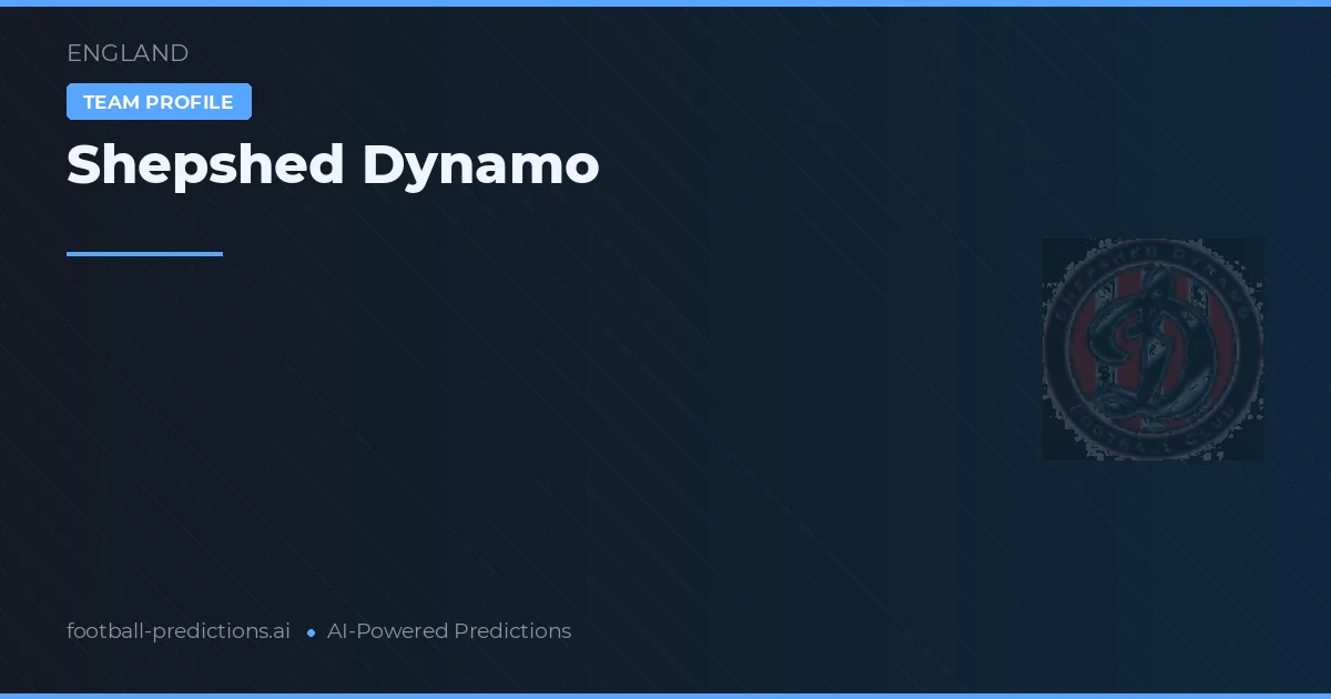 Shepshed Dynamo Predictions & Stats