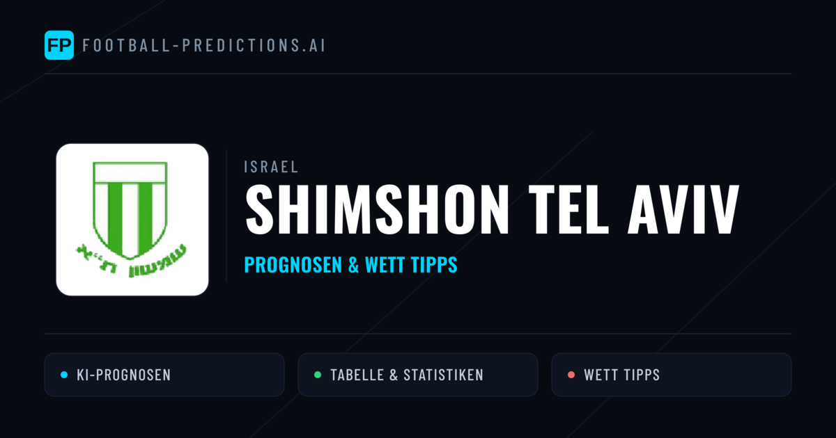 Shimshon Tel Aviv Prognosen & Statistiken