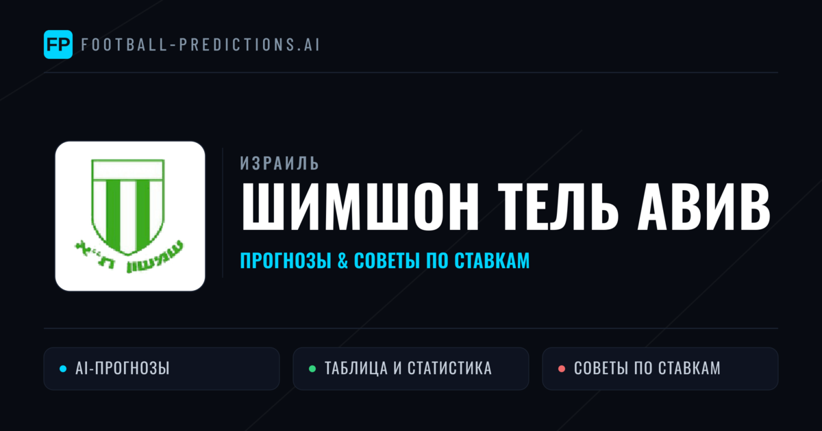 Шимшон Тель Авив прогнозы и статистика