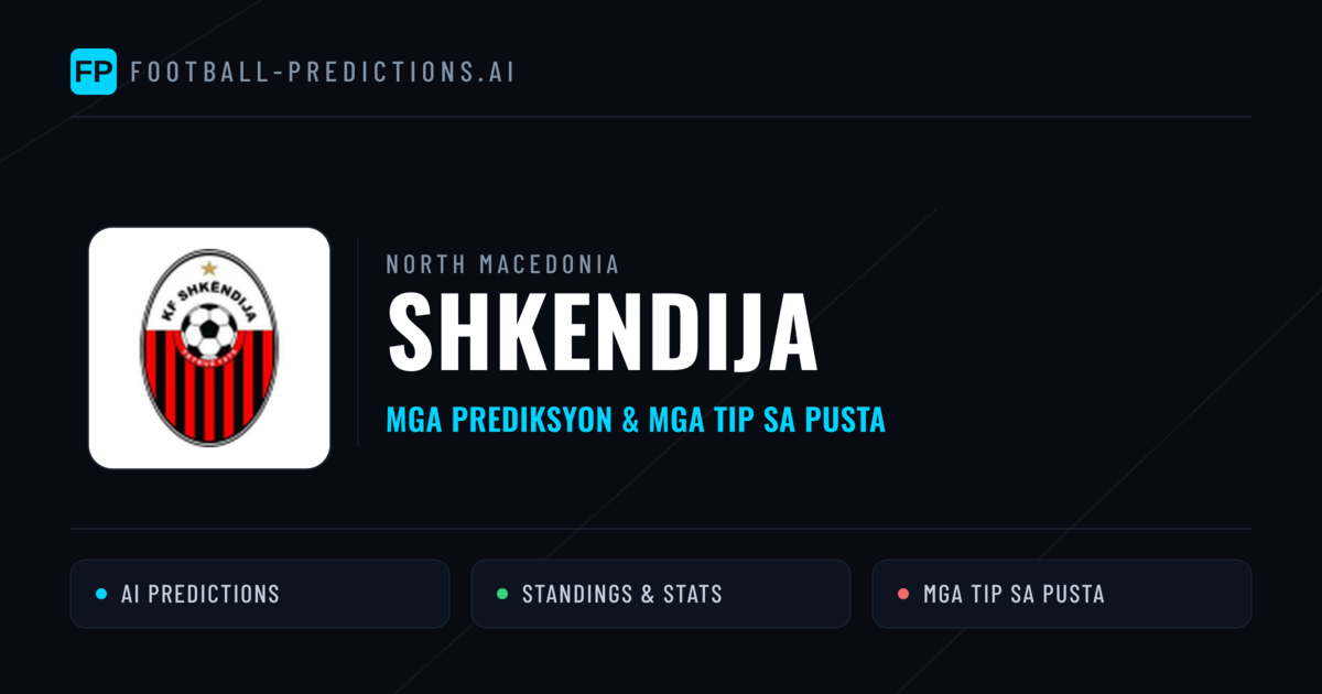 Shkendija Predictions & Stats