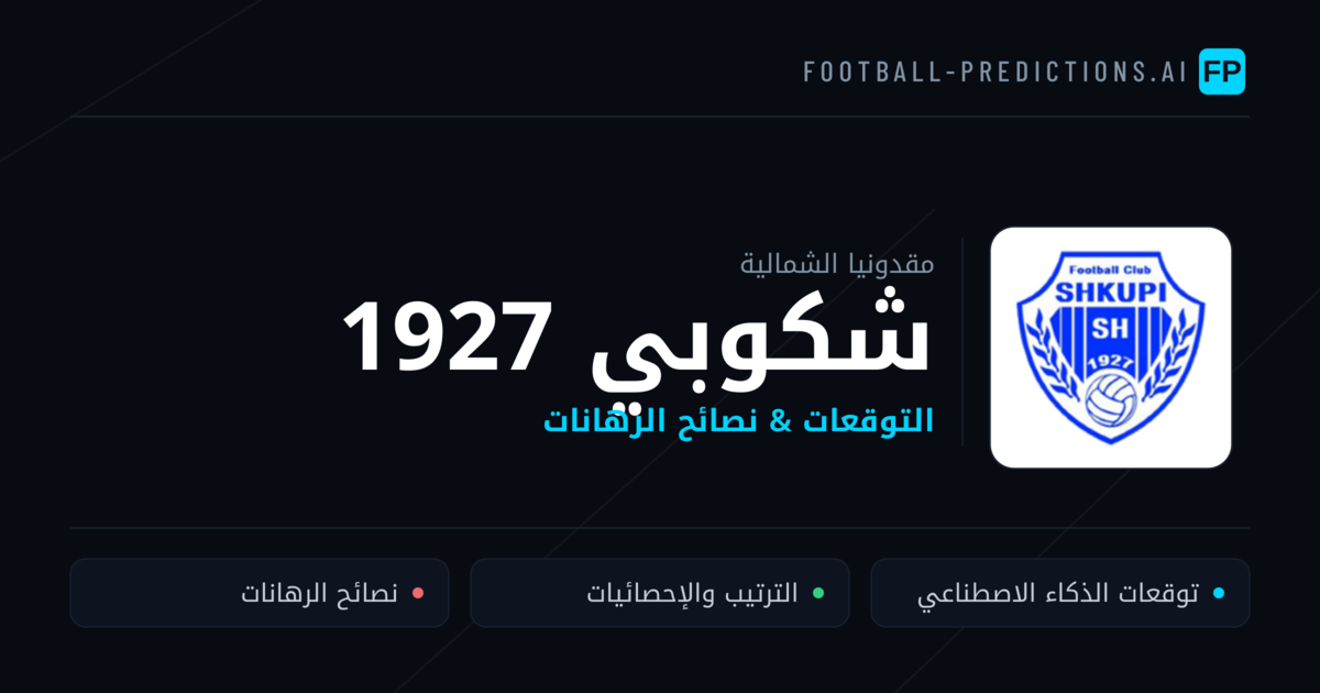 شكوبي 1927 توقعات واحصائيات