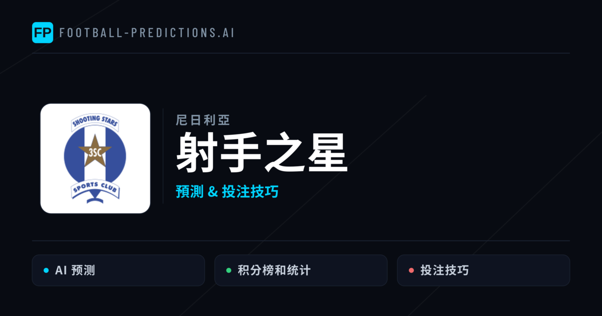 射手之星 運彩分析｜足球預測與數據