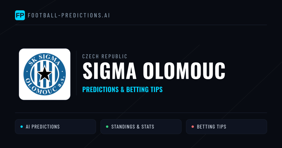 Sigma Olomouc Predictions & Stats