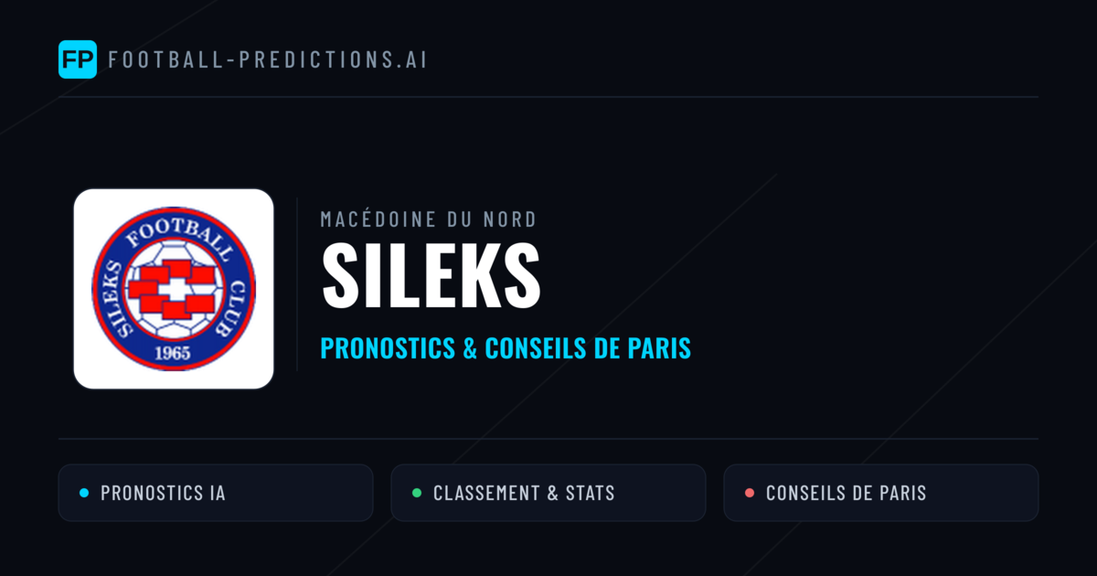 Sileks Pronostics & Statistiques