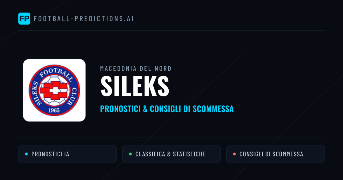Pronostici e Statistiche Sileks