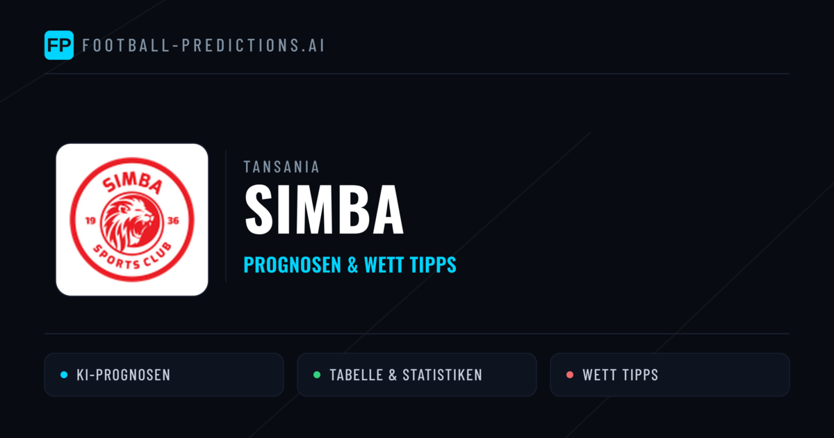 Simba Prognosen & Statistiken