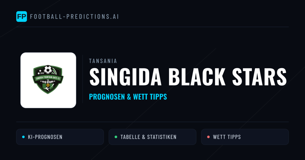 Singida Black Stars Prognosen & Statistiken