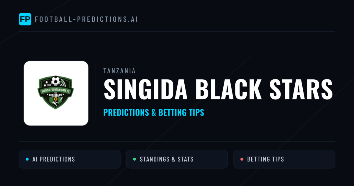 Singida Black Stars Predictions & Stats