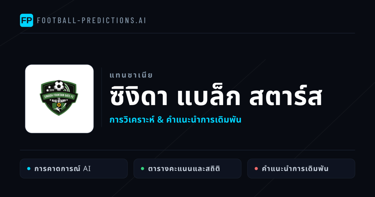 ซิงิดา แบล็ก สตาร์ส การวิเคราะห์และสถิติ
