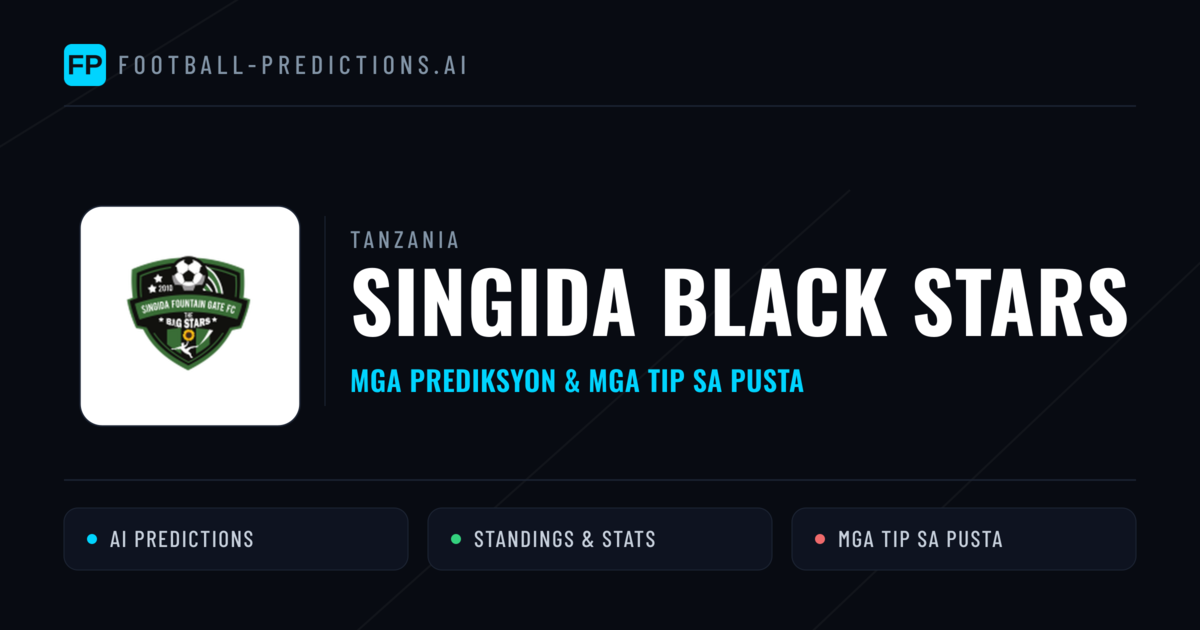 Singida Black Stars Predictions & Stats