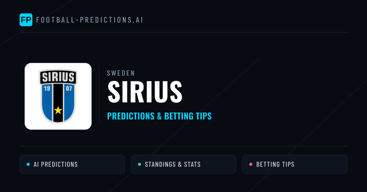 Sirius Predictions & Stats