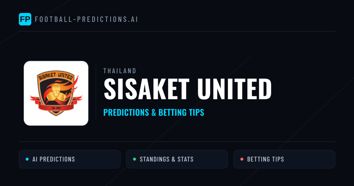 Sisaket United Predictions & Stats