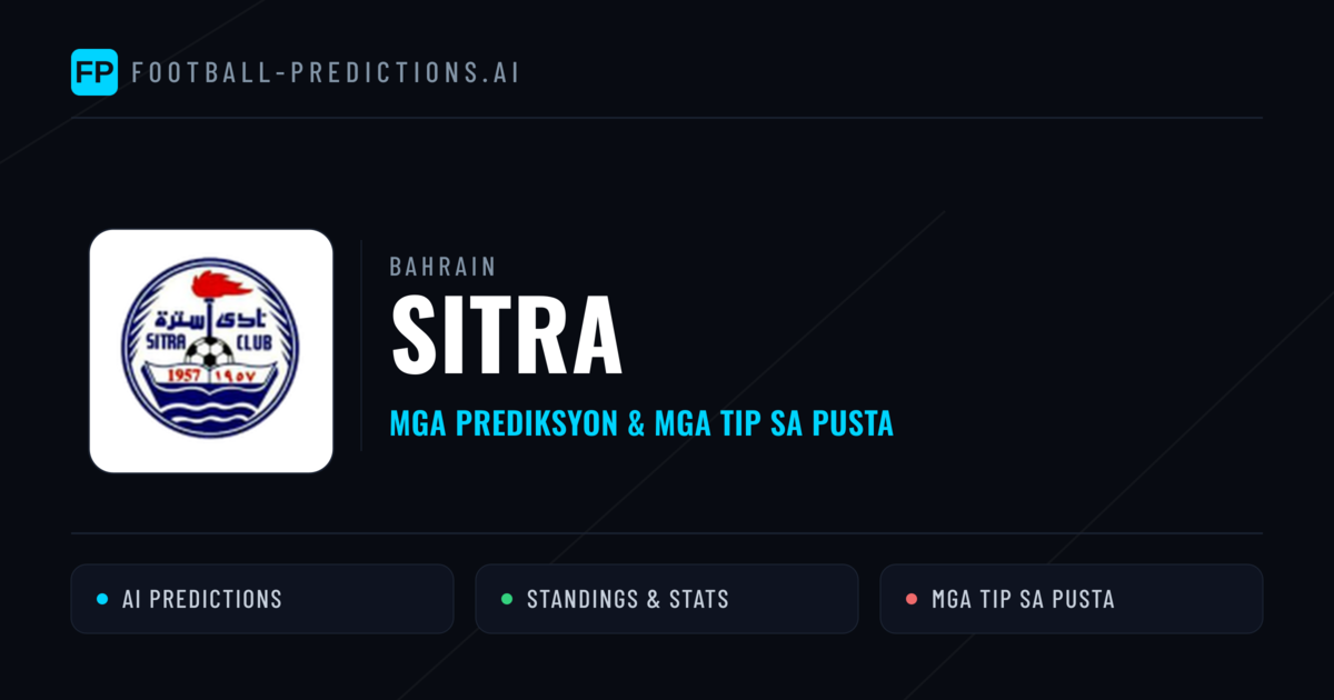Sitra Predictions & Stats