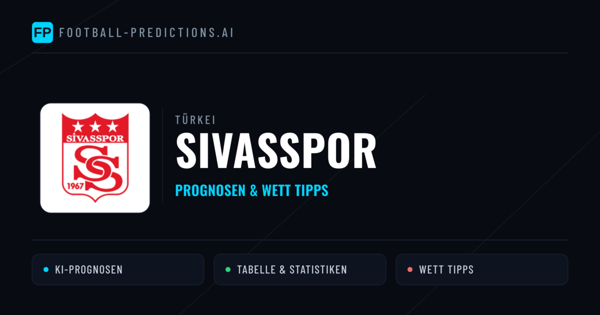 Sivasspor Prognosen & Statistiken
