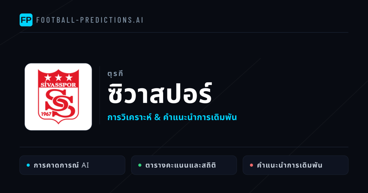 ซิวาสปอร์ การวิเคราะห์และสถิติ