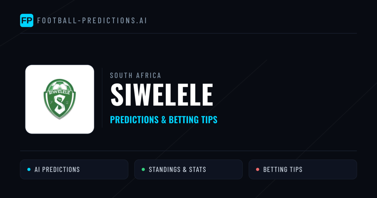 Siwelele Predictions & Stats