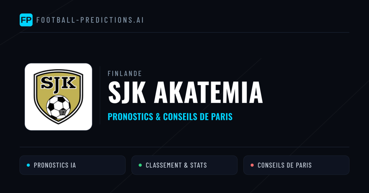 SJK Akatemia Pronostics & Statistiques
