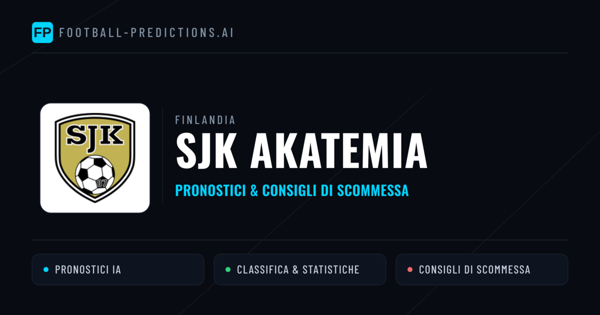 Pronostici e Statistiche SJK Akatemia