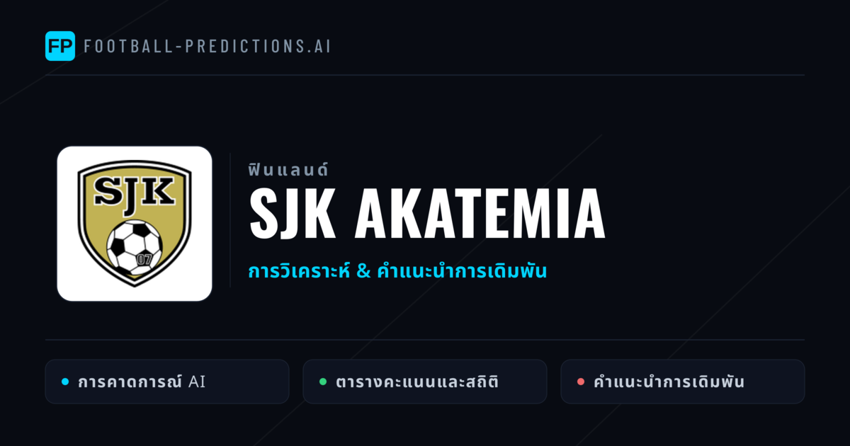 SJK Akatemia การวิเคราะห์และสถิติ
