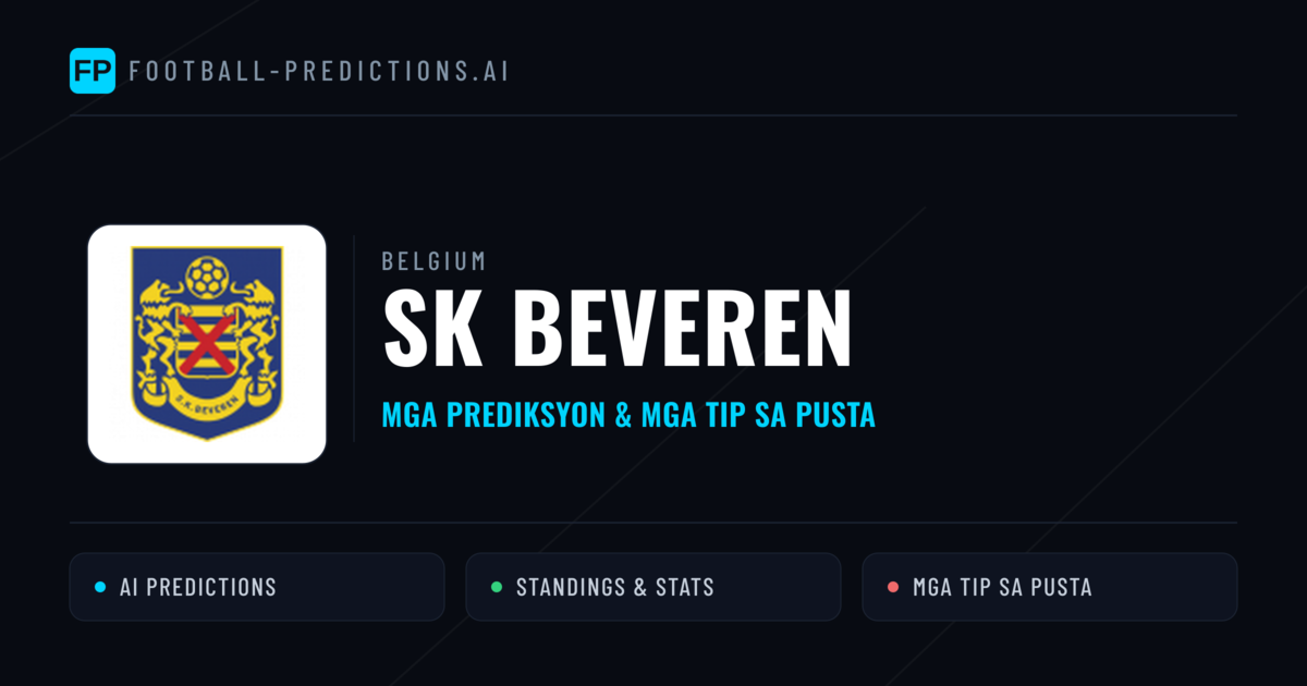 SK Beveren Predictions & Stats