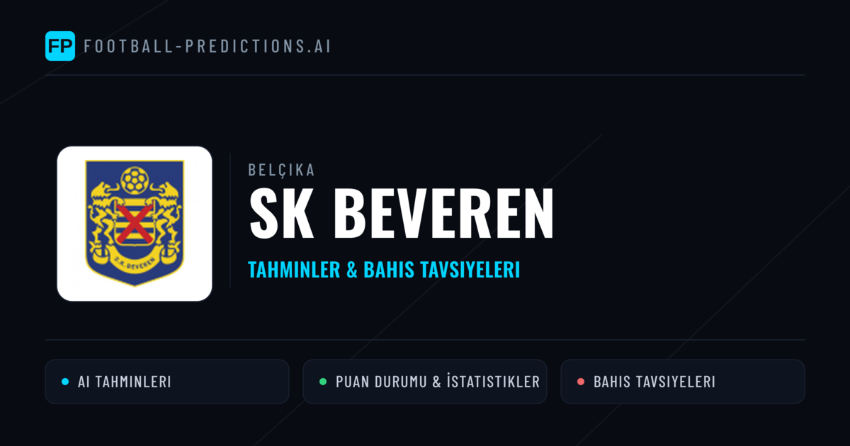 SK Beveren Tahminleri & İstatistikler