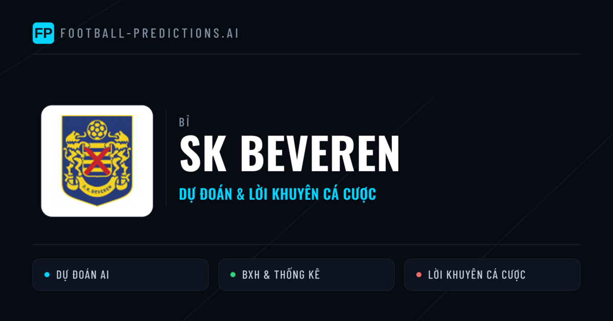 SK Beveren Dự đoán & Thống kê
