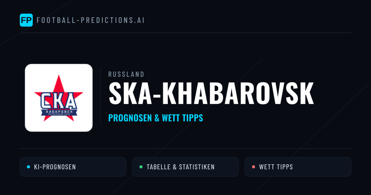 Ska-Khabarovsk Prognosen & Statistiken