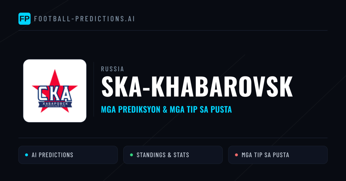 Ska-khabarovsk Predictions & Stats