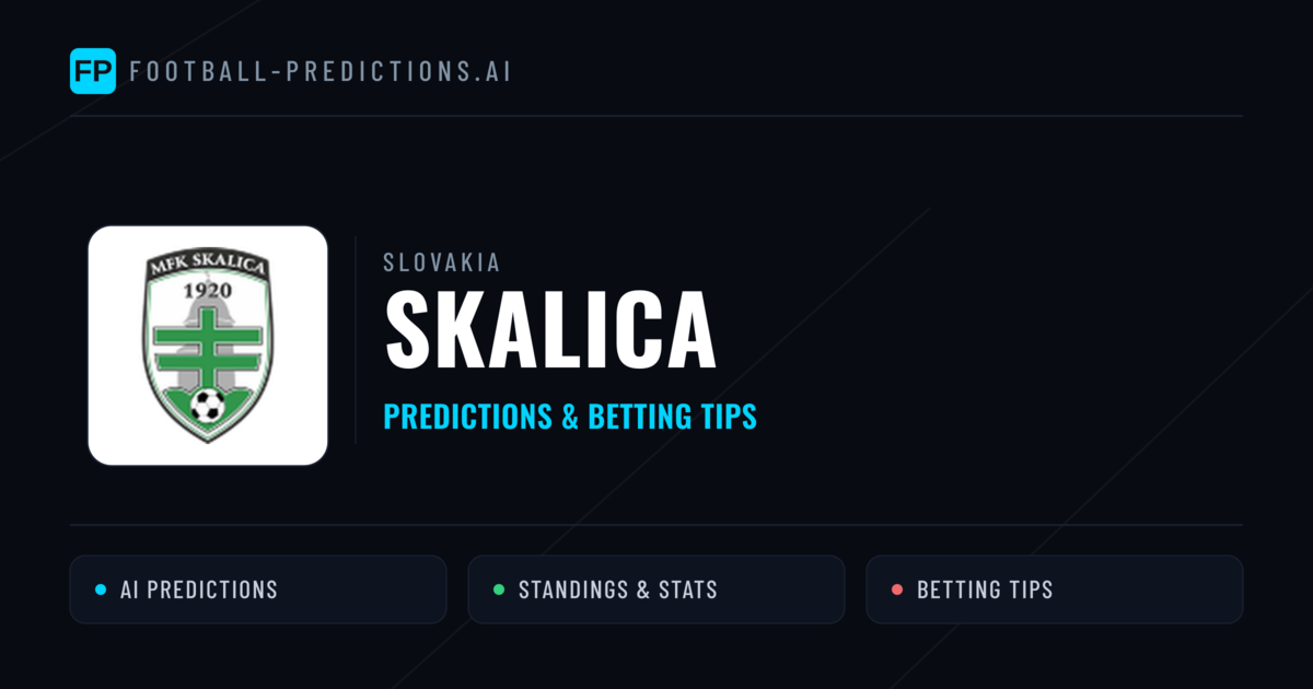 Skalica Predictions & Stats