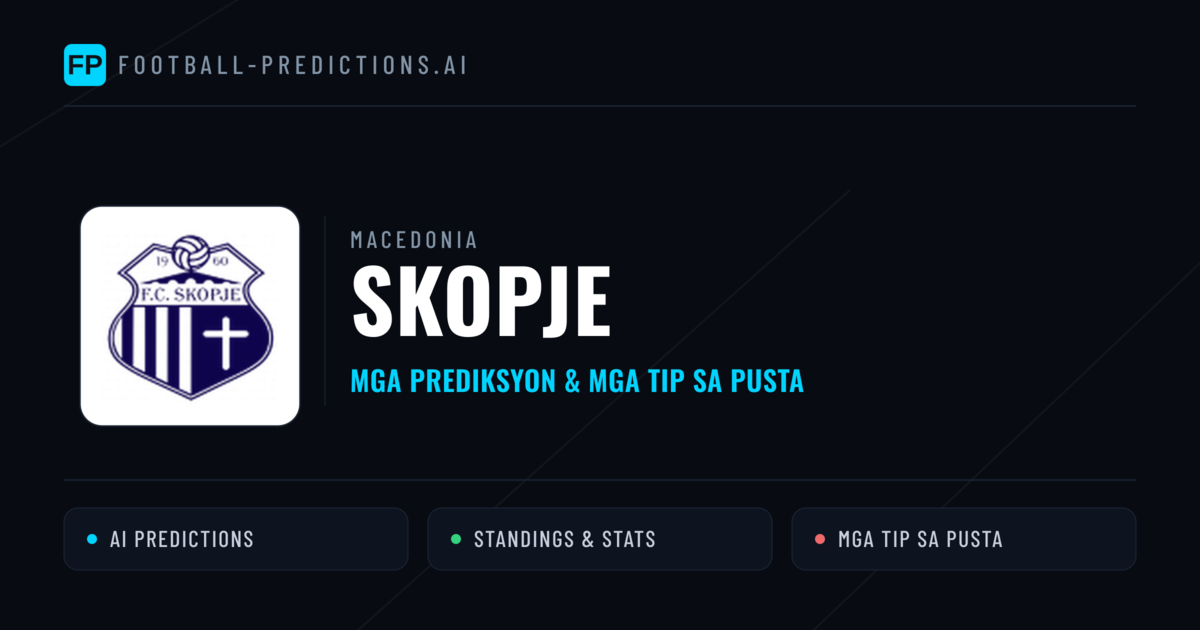 Skopje Predictions & Stats