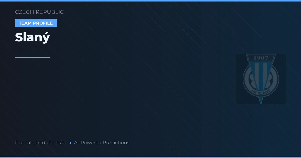 Pronostici e Statistiche Slaný