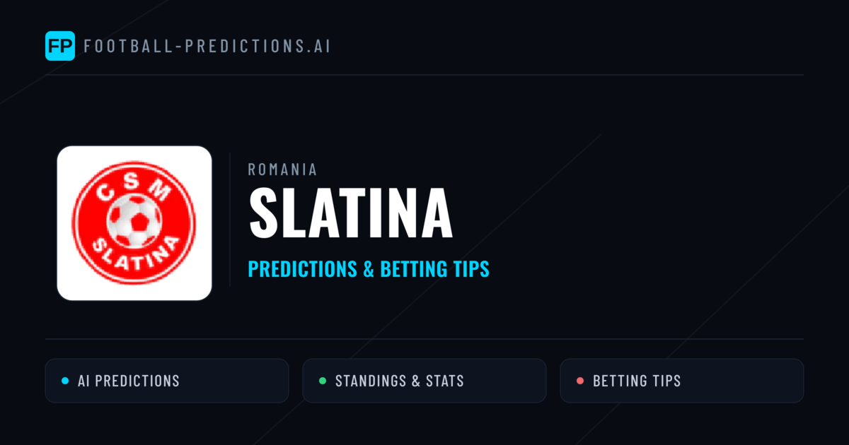 Slatina Predictions & Stats
