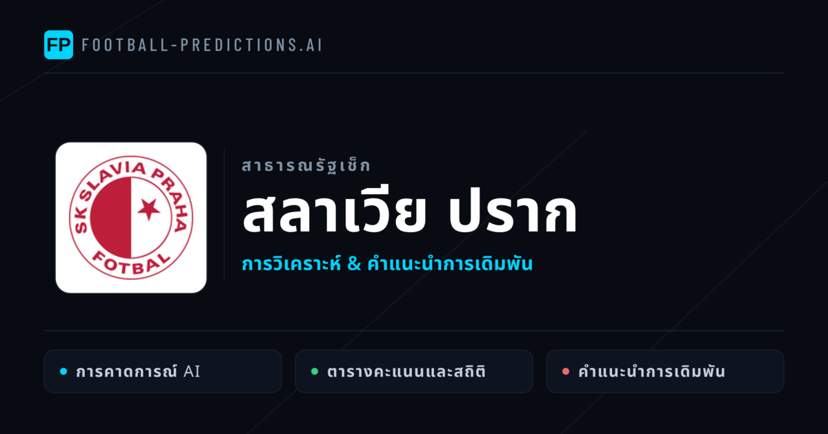 สลาเวีย ปราก การวิเคราะห์และสถิติ