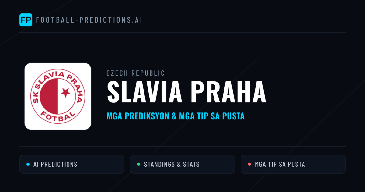 Slavia Praha Predictions & Stats