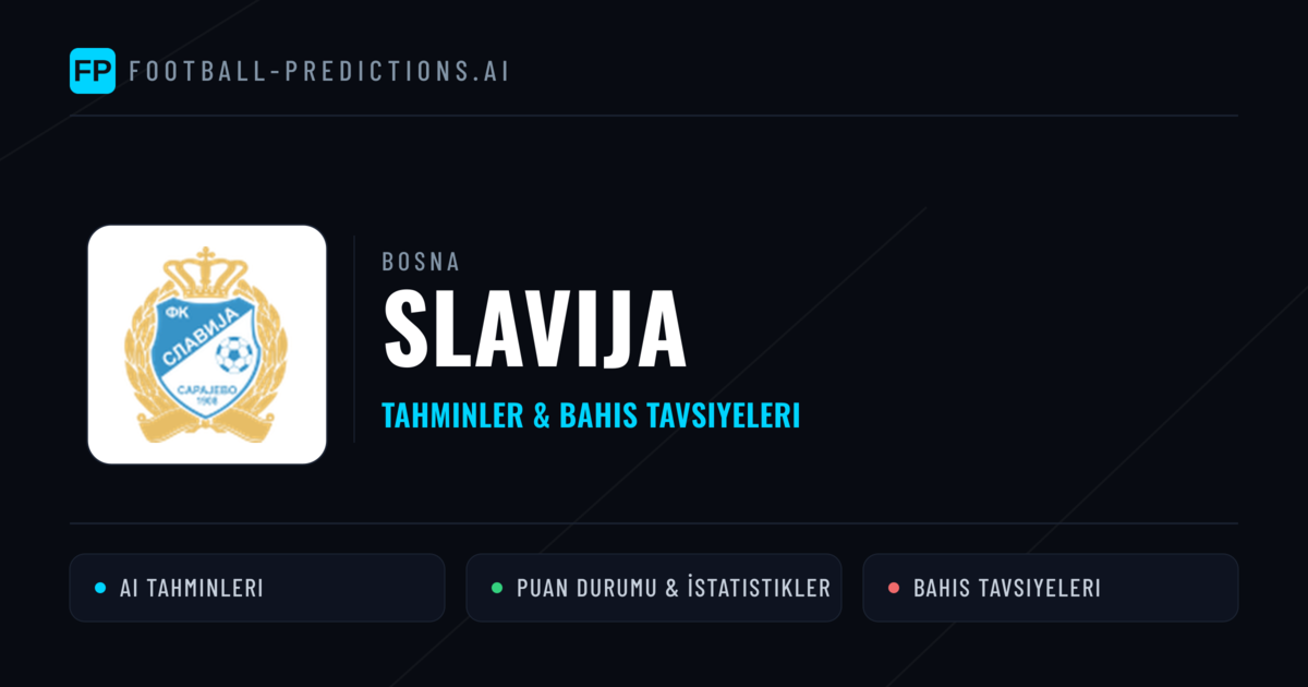 Slavija Tahminleri & İstatistikler