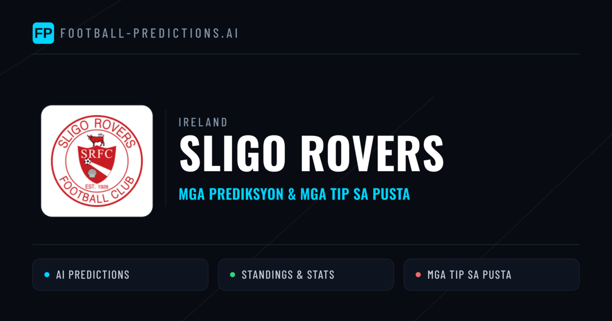 Sligo Rovers Predictions & Stats