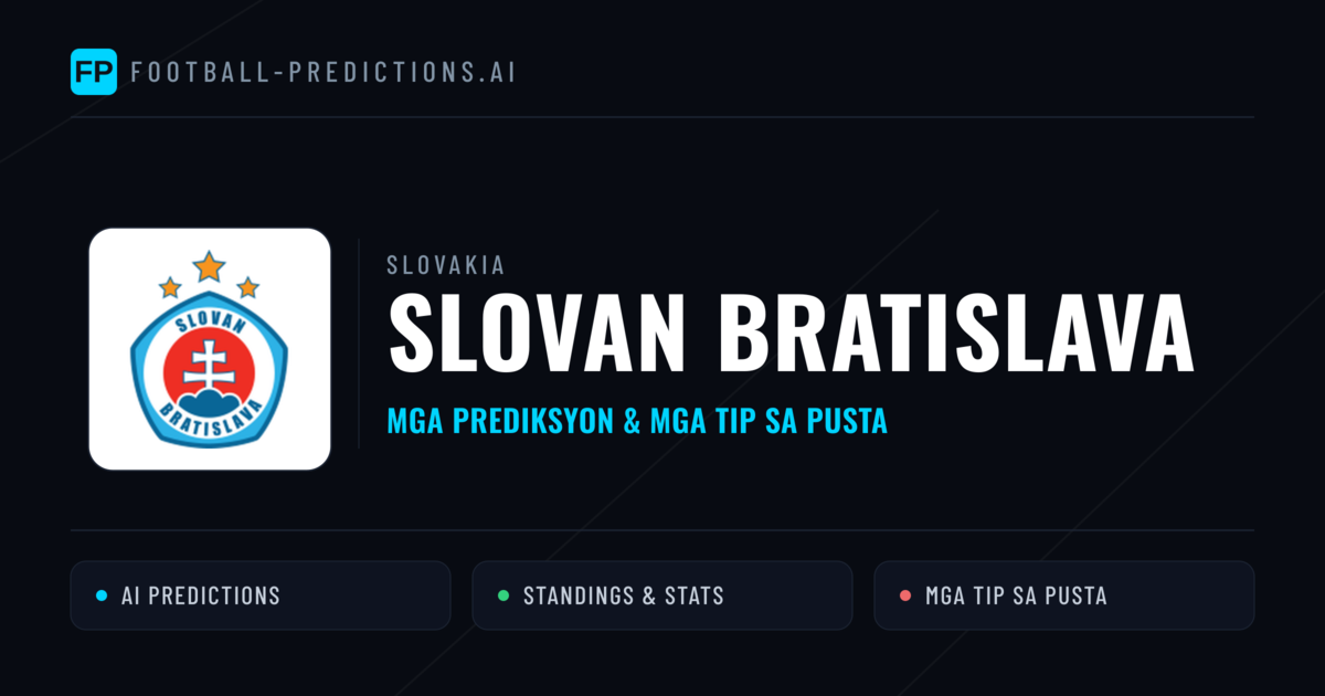 Slovan Bratislava Predictions & Stats