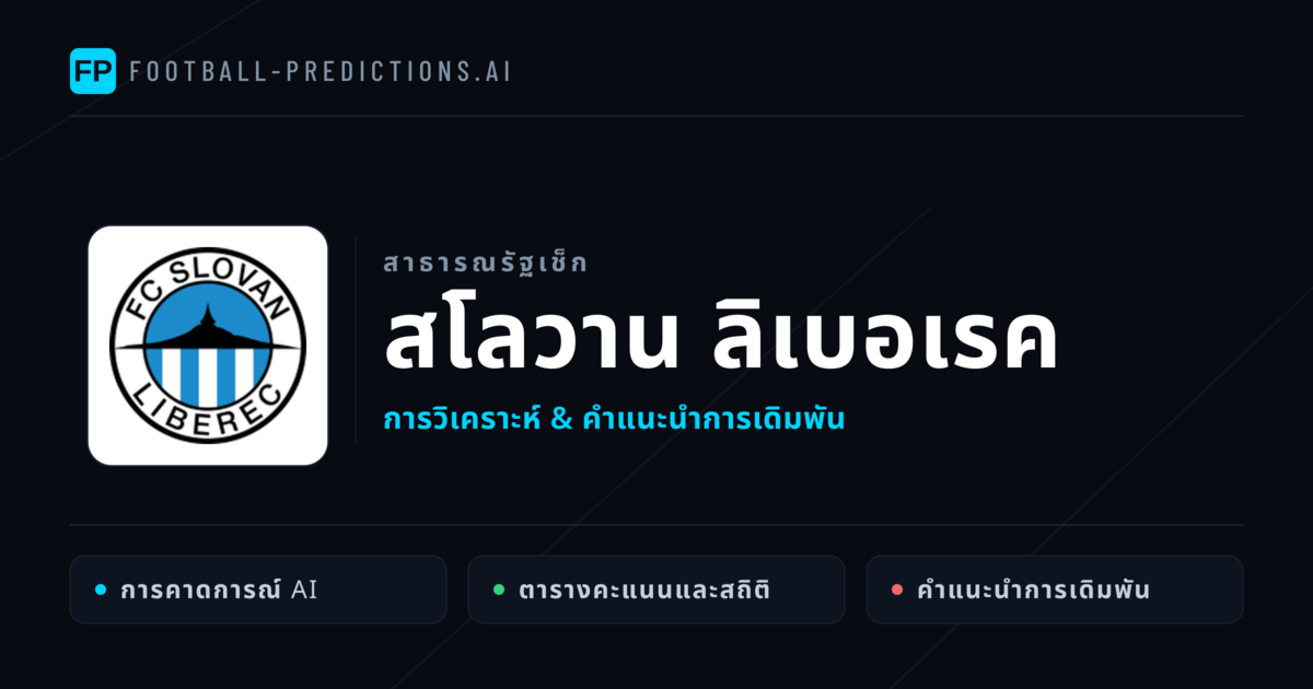 สโลวาน ลิเบอเรค การวิเคราะห์และสถิติ
