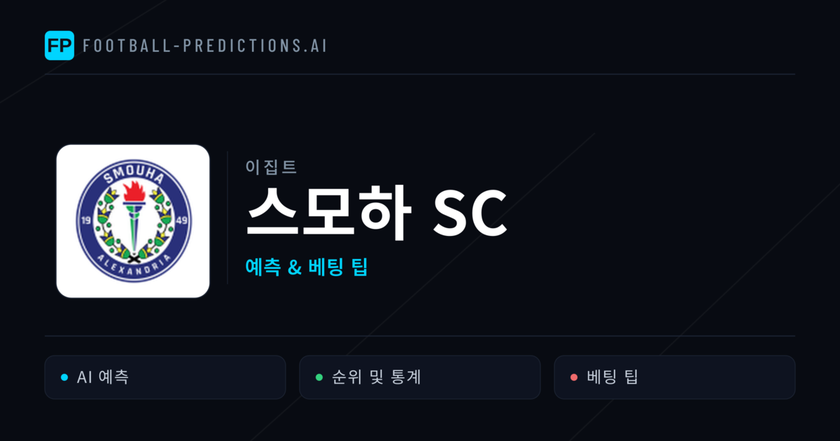 스모하 SC 축구 예측 & 통계