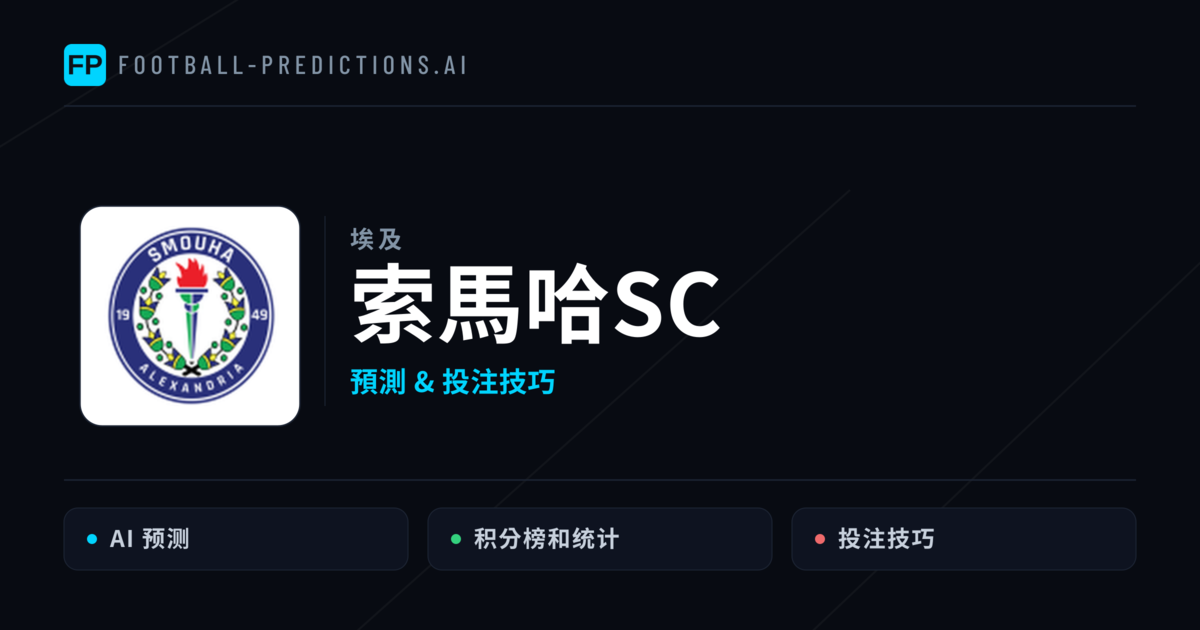 索馬哈SC 運彩分析|足球預測與數據