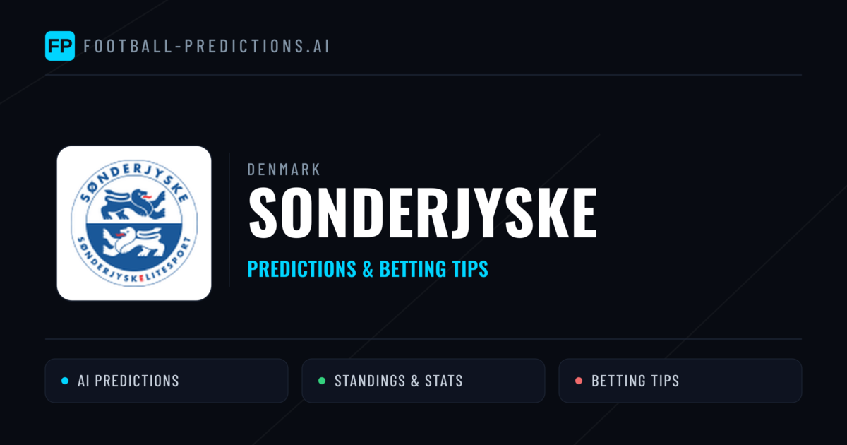 Sonderjyske Predictions & Stats