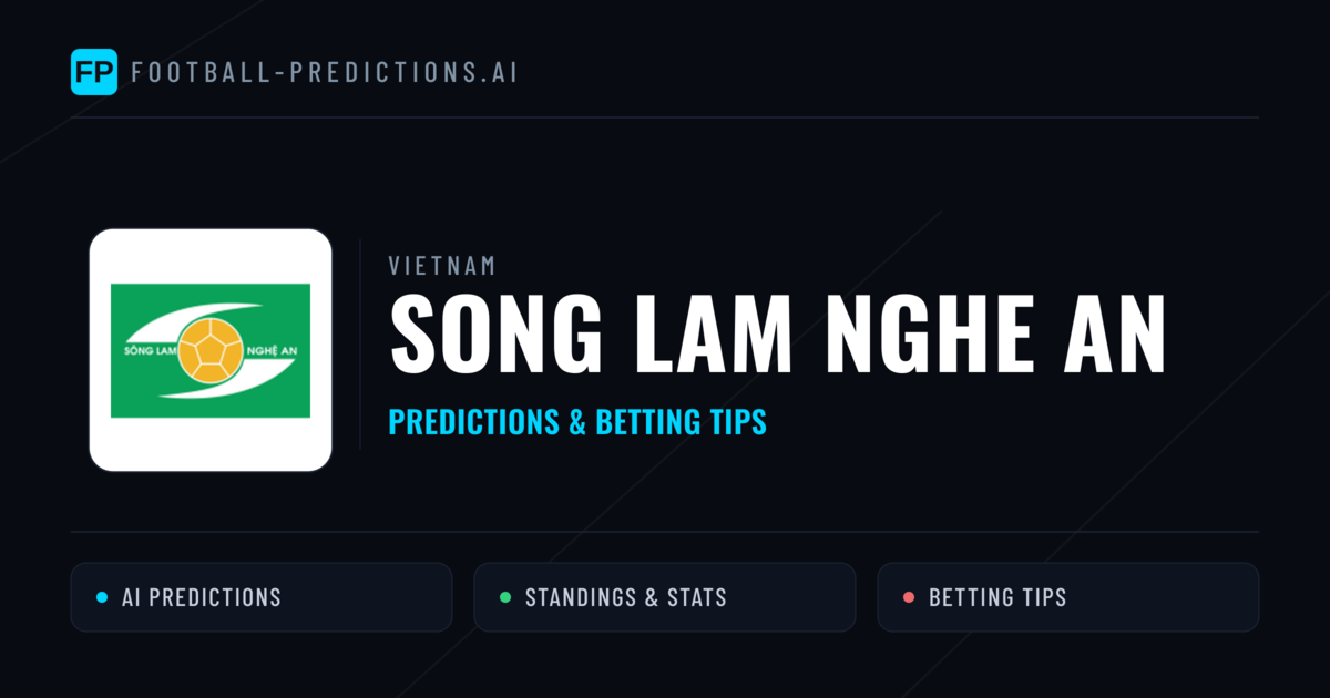 Song Lam Nghe An Predictions & Stats