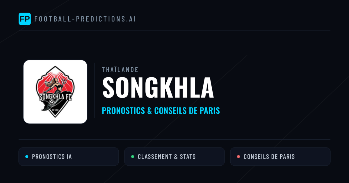 Songkhla Pronostics & Statistiques